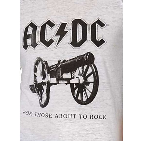 AC/DC For Those About Rock metal rock Official Raglan Tee XL NWT - Picture 2 of 2